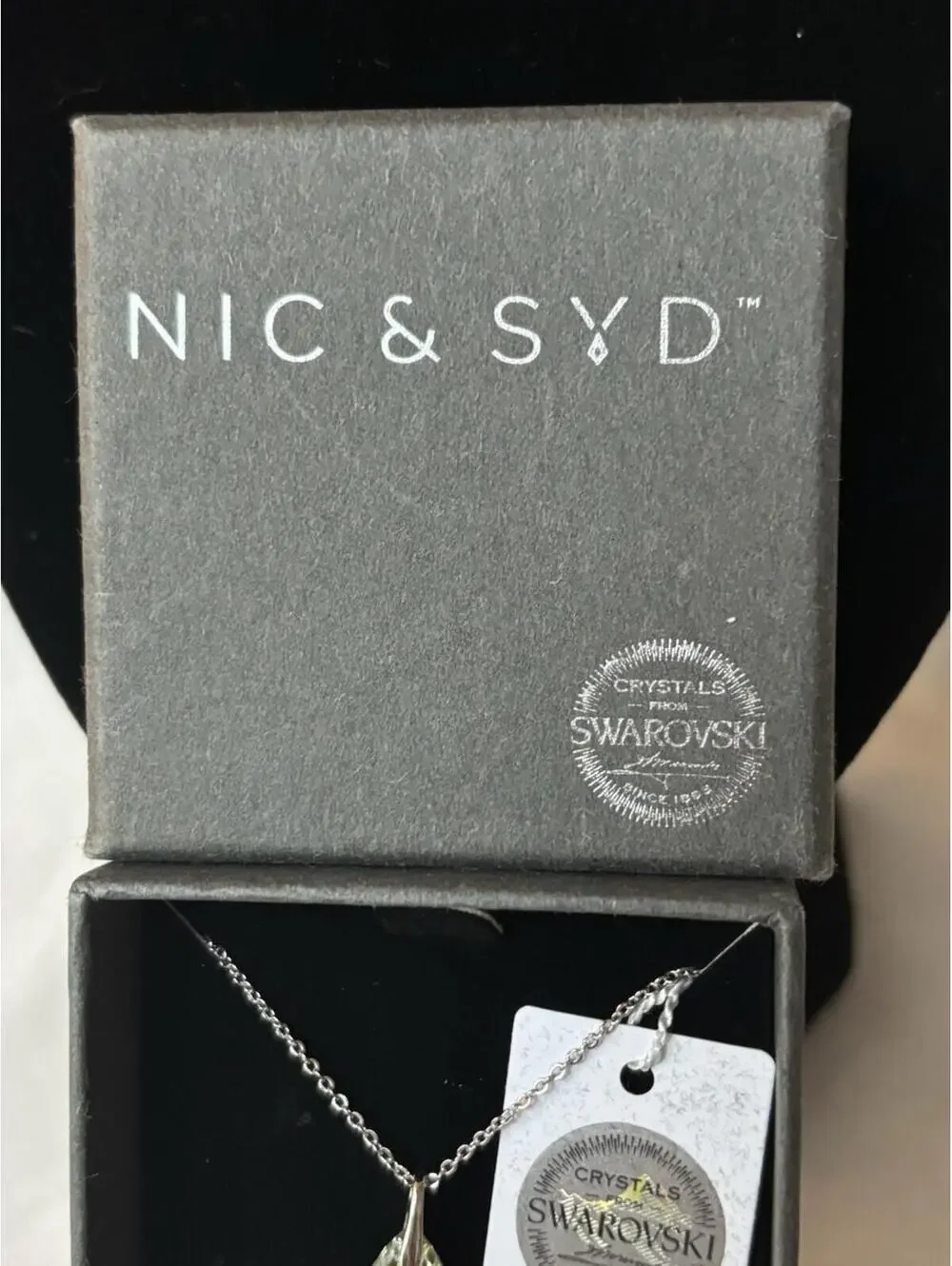 Nic & Syd Swarovski Crystal Necklace Elegant Jewelry with Authenticity Code Gift